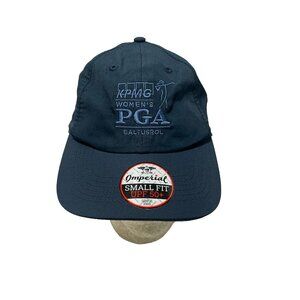 NEW KPMG Women’s PGA Hat Baltuspol Navy Blue Golf Hat Dri-fit Small Fit